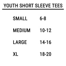 Load image into Gallery viewer, Retro Think Happy Thoughts Youth Short Sleeve Tee