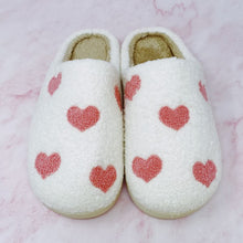 Load image into Gallery viewer, Heart Full Cozy Lounge Slippers