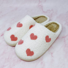 Load image into Gallery viewer, Heart Full Cozy Lounge Slippers