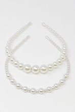 Load image into Gallery viewer, Pearl Bauble Headband Set