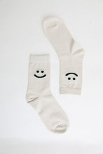 Load image into Gallery viewer, Smiley Face Crew Socks