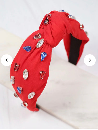 Lady Liberty Headband Red