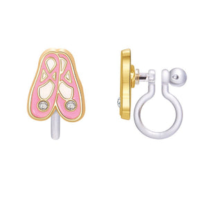 Ballet Slippers CLIP-ON earrings