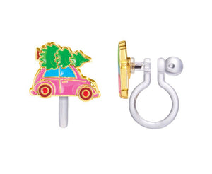 Christmas Tree Cutie Clip-on Earrings