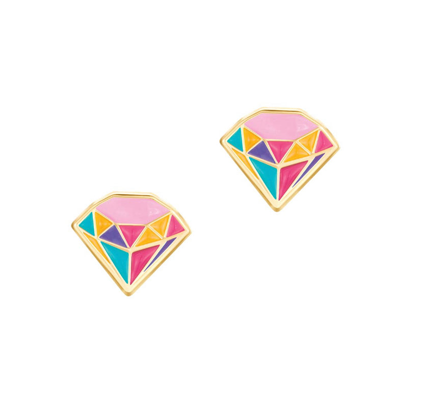 Colorful Jewel Studs