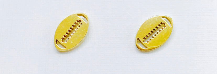Gold Football Studs