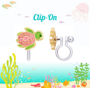 Turtle CLIP-ON Earrings