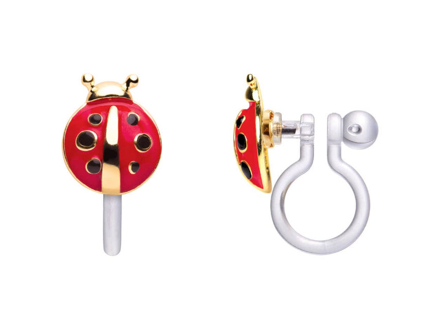 Little Ladybug Clip-On Earrings
