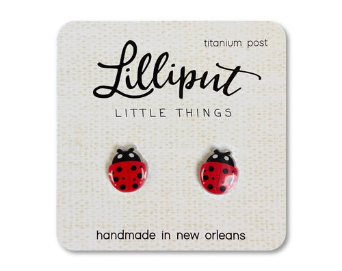 Ladybug Studs