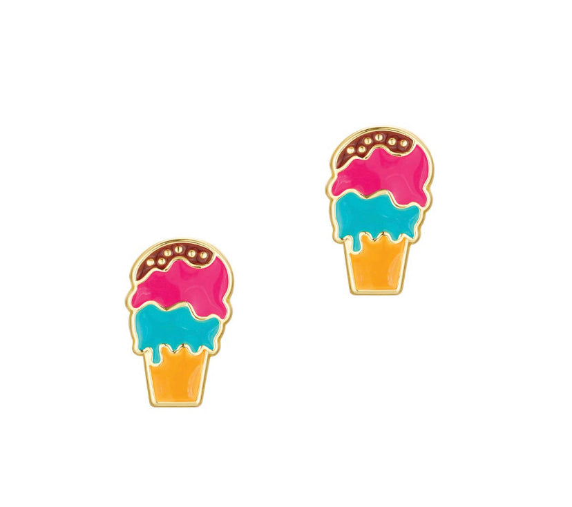 Triple Scoop Cutie Studs