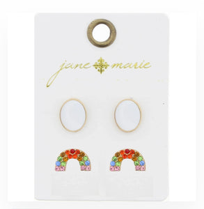 White Studs Set